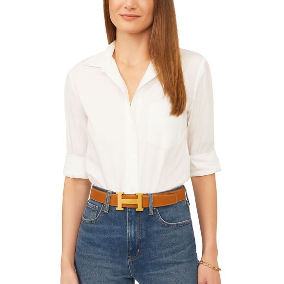 HERMES Reversible Leather 32 mm H Belt Brown Black - Picture 1 of 7